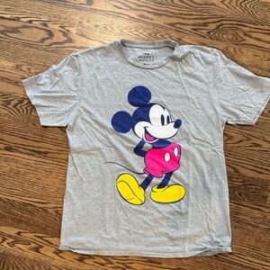 Disney Heather Gray Mickey Mouse Tee